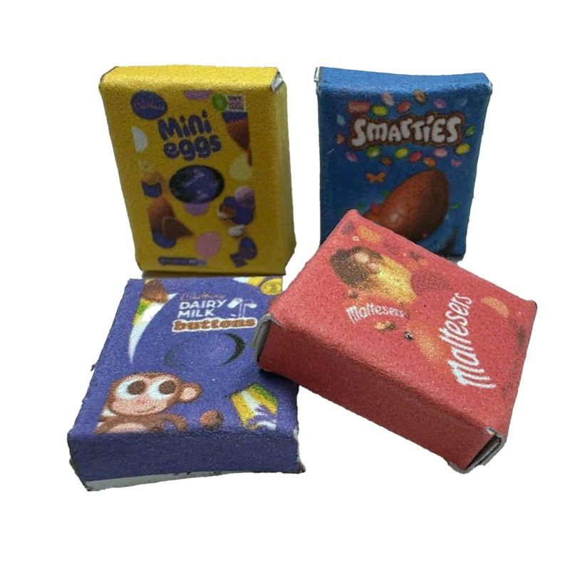 Dolls House Chocolate Easter Egg Box Selection 1:12 Shop Store Grocery Accessory