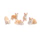 Dolls House 5 Ginger Cats Sitting Standing Lying 1:12 Scale Pets Dolls House 5 Ginger Cats Sitting Standing Lying 1:12 Scale Pets