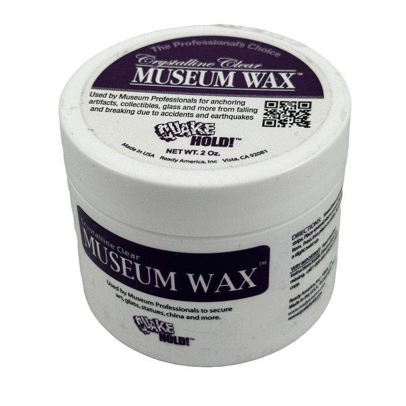 Dolls House Clear Museum Wax for Holding Miniatures & Collectables in Place 2oz