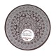 Dolls House Round Area Rug Circular Carpet Double Sided Brown Grey Lge Dolls House Round Area Rug Circular Carpet Double Sided Brown Grey Lge