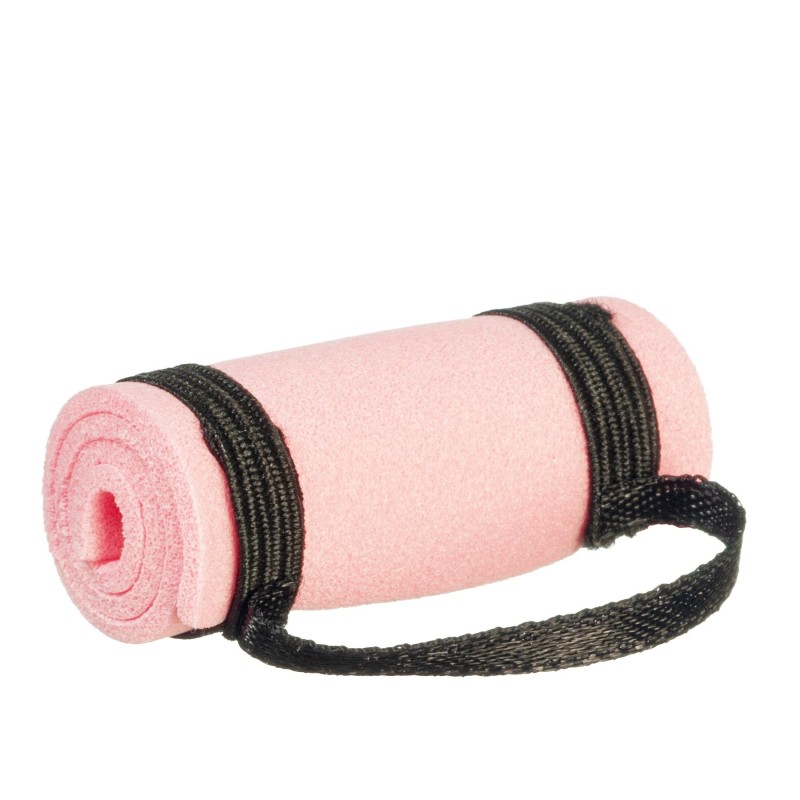 Dolls House Yoga Mat Pink Miniature Modern Gym Exercise Accessory 1:12 Scale