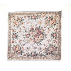 Dolls House Square Area Rug Apricot French Jacquard Design Carpet Lge Dolls House Square Area Rug Apricot French Jacquard Design Carpet Lge