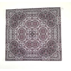 Dolls House Square Area Rug Traditional Red Grey Design Carpet Lge Dolls House Square Area Rug Traditional Red Grey Design Carpet Lge
