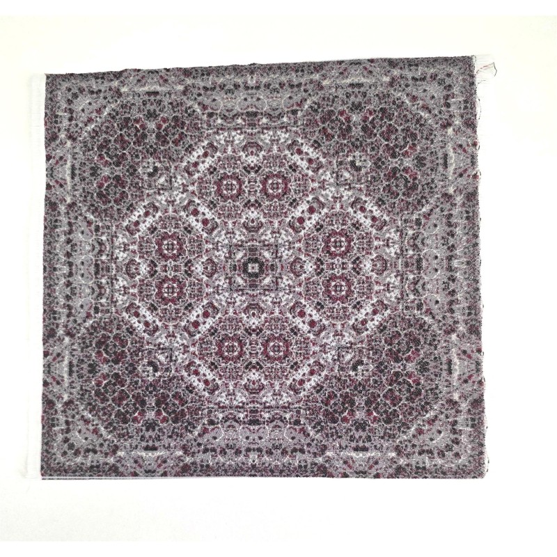Dolls House Square Area Rug Traditional Red Grey Design Carpet Lge Dolls House Square Area Rug Traditional Red Grey Design Carpet Lge
