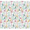 Dolls House Dinosaurs Seamless Pattern Children Nursery Wallpaper 1:12 Print