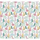 Dolls House Dinosaurs Seamless Pattern Children Nursery Wallpaper 1:12 Print