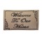 Dolls House Door Mat 'Welcome to Our Home' Miniature Porch Accessory 1:12 Scale