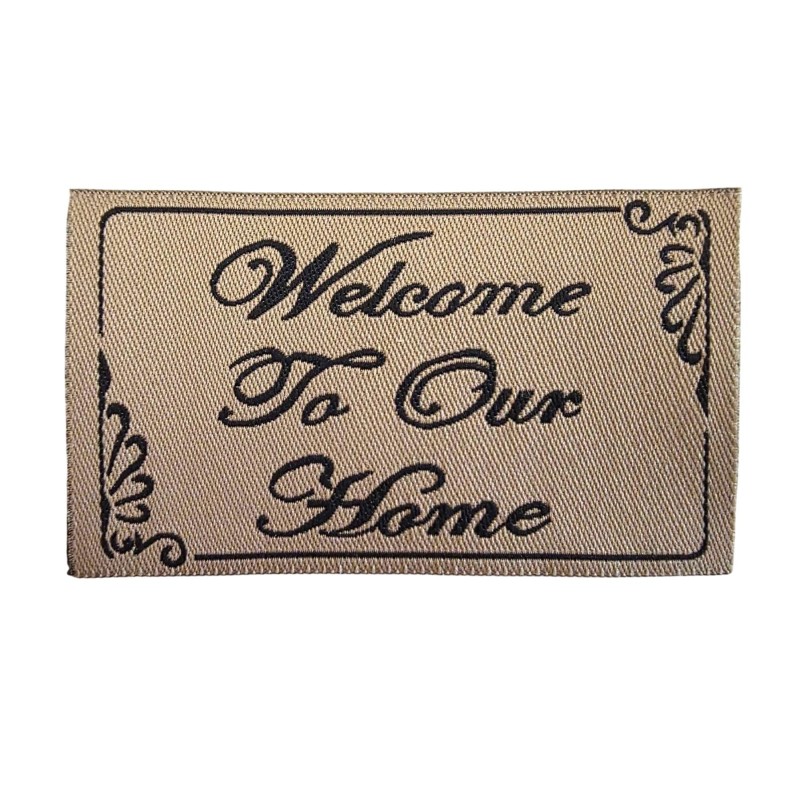 Dolls House Door Mat 'Welcome to Our Home' Miniature Porch Accessory 1:12 Scale