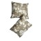 Dolls House Scatter Cushions Brown & White Floral Square Throw Pillow Accessory