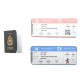 Dolls House Canadian Passport with Boarding Passes Holiday Accessory 1:12 Scale Dolls House Canadian Passport with Boarding Passes Holiday Accessory 1:12 Scale