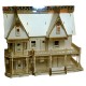 Victorian Farmhouse 1:24 Half Inch Scale Dolls House Laser Cut Flat Pack Kit Victorian Farmhouse 1:24 Half Inch Scale Dolls House Laser Cut Flat Pack Kit