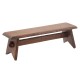 Dolls House Early American Rustic Trestle Bench Seat Pioneer Dining Furniture