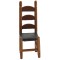 Dolls House Hacienda Shaker Ladderback Rush Side Chair Mexican Dining Furniture