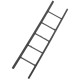 Dolls House Grey Straight Step Ladders Miniature Garden Outdoor Accessory 1:12