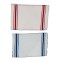 Dolls House Tea Towels Red & Blue Terry Check Striped 1:12 Kitchen Accessory