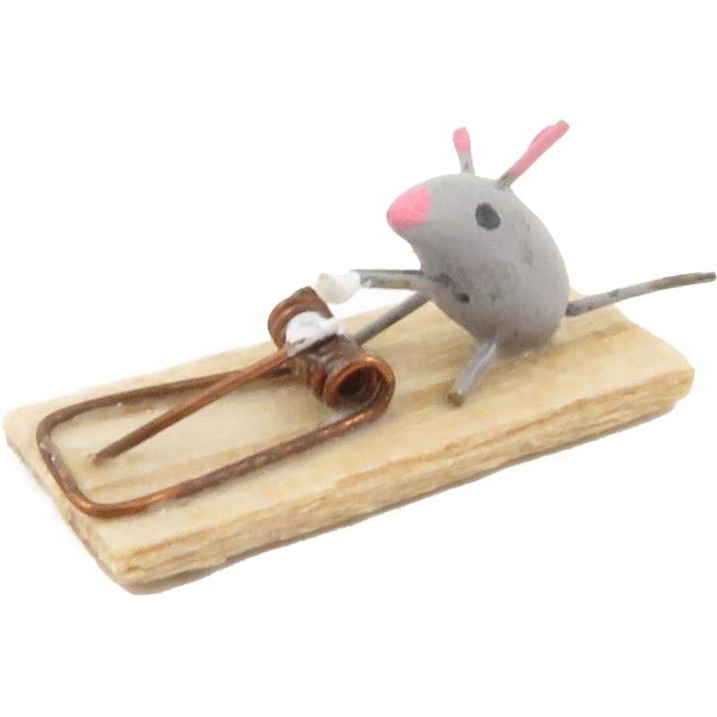 Dolls House Catching Mouse Mice Rat Rodent Trap Stable Barn Kitchen Accessory
