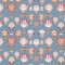 Dolls House Wallpaper Vintage Hot Air Balloons 1/2in 1:24 Scale Miniature Print