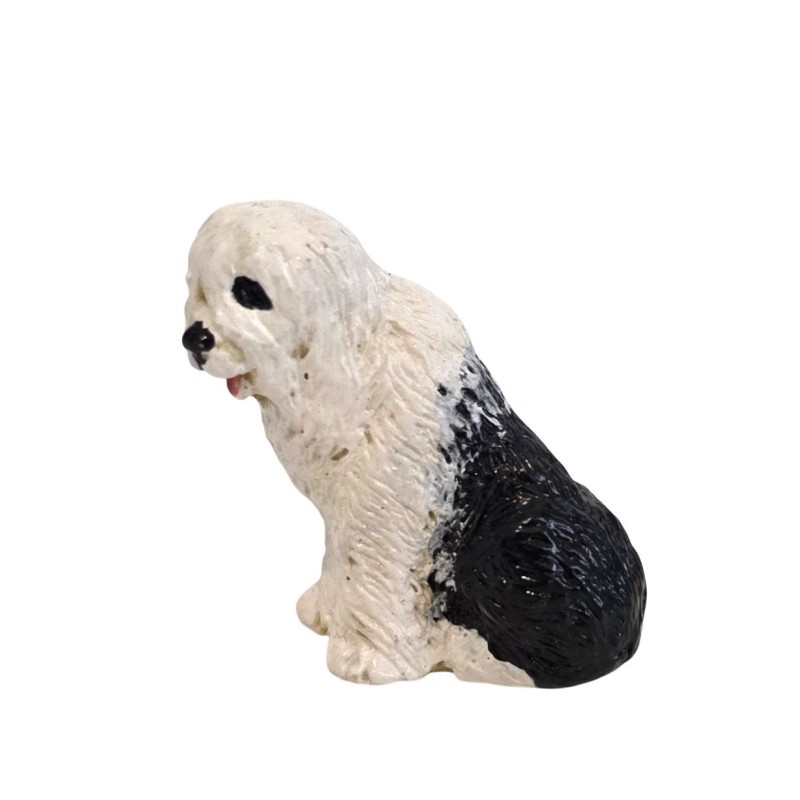Dolls House Old English Sheep Dog Puppy 1:12 Scale Pet Dolls House Old English Sheep Dog Puppy 1:12 Scale Pet