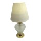 Dolls House Table Lamp Modern White Shade Frosted Glass LED Battery Lighting