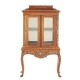 Dolls House China Cabinet on Legs Walnut Hand Painted JBM Miniature Furniture Dolls House China Cabinet on Legs Walnut Hand Painted JBM Miniature Furniture