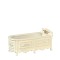 Dolls House Bath Tub Cream French Provincial 1:24 1/2 in JBM Bathroom Furniture