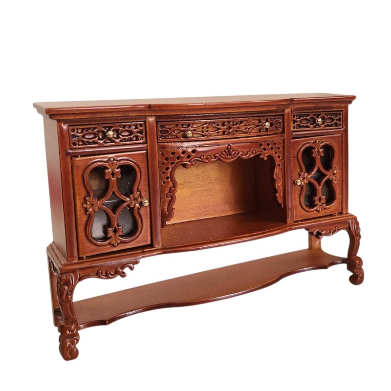 Dolls House Sideboard Walnut Buffet Victorian Platinum Dining Room Furniture