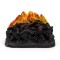 Dolls House Flame on Coal Fire Insert Miniature Non Working Fireplace Accessory