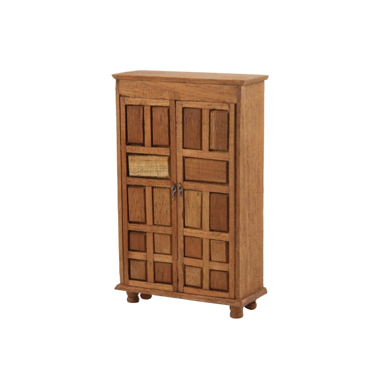 Dolls House Mexican Rustic Wardrobe Spanish Armoire Bureau Hacienda Furniture