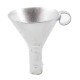 Dolls House Silver Cone Funnel Oil Wine Liquid Pouring Hopper Kitchen Accessory