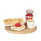 Dolls House Toast & Jam Set on Wooden Board Kitchen Accessory Food Miniature