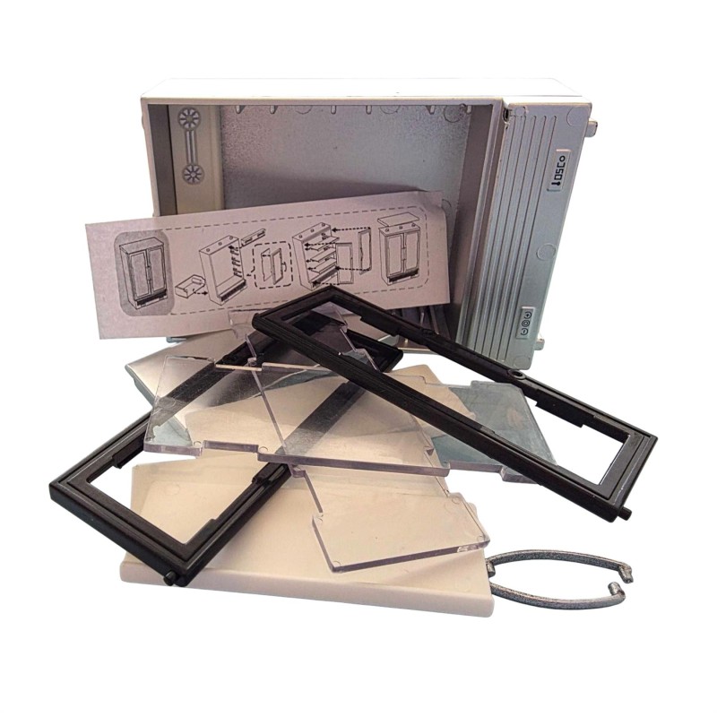 Dolls House Double Door Fridge Kit 1:18 Scale Plastic Miniature