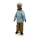 Dolls House Grandfather in Blue Sweater Modern Elderly Man 1:12 Porcelain Figure