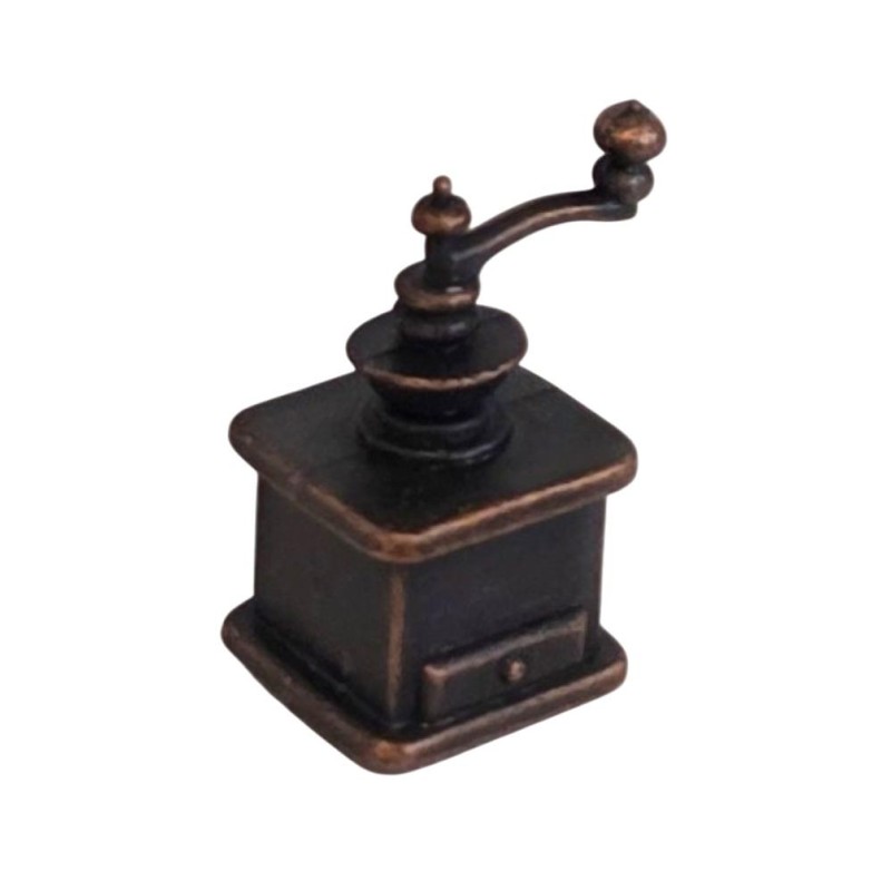 Dolls House Coffee Grinder Bronze Victorian Metal 1:12 Scale Dolls House Coffee Grinder Bronze Victorian Metal 1:12 Scale