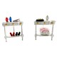 Dolls House Corner Bedside Tables & Accessories Nightstand Bedroom Furniture