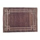 Dolls House Rectangular Rug Modern Brown Geometric Design Carpet Large Dolls House Rectangular Rug Modern Brown Geometric Design Carpet Large