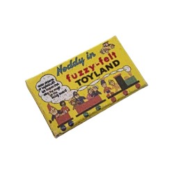 Dolls House Noddy in Toyland Fuzzy Felt Box Vintage Toy Nursery Accessory 1:12