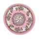 Dolls House Round Area Rug Circular Carpet Pink Vintage Floral Design Lge Dolls House Round Area Rug Circular Carpet Pink Vintage Floral Design Lge