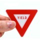 Dolls House Yield Road Sign Give Way Transport Accessory 1:12 Scale