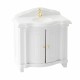 Dolls House Sink Basin Vanity Unit White Wood Bathroom Furniture Miniature 1:12