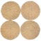 Dolls House Jute Table Mats Round Placemats Natural 1:12 Dining Room Accessory