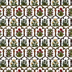 Dolls House Stained Glass Window Glazing Sheet 1:24 1/2in Miniature Pattern 08