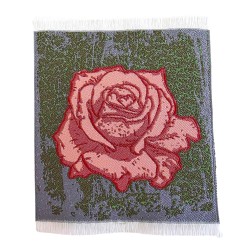 Dolls House Rose Tapestry Rug or Wall Decor Miniature Accessory Small