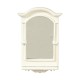 Dolls House Mirror White Antique French 1:24 1/2in Scale JBM Bathroom Accessory