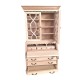 Dolls House Secretaire Bookcase Bureau Writing Desk Unfinished Bare Wood Dolls House Secretaire Bookcase Bureau Writing Desk Unfinished Bare Wood