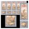 Dolls House Wall Panel Wallpaper Chinoiserie Blue 1:12 Scale Miniature Print