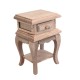 Dolls House Bedside Cabinet Unfinished Bare Wood French Style Dolls House Bedside Cabinet Unfinished Bare Wood French Style