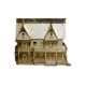 Victorian Farmhouse 1:24 Half Inch Scale Dolls House Laser Cut Flat Pack Kit