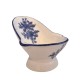 Dolls House Hip Bath Tub Porcelain Blue Floral Design Victorian Furniture 1:12