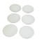 Dolls House Plain White Plates 42mm Set of 6 Tableware Dining Kitchen Accessory