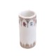 Dolls House Umbrella Stand Porcelain White Gold Floral 1:12 Scale Dolls House Umbrella Stand Porcelain White Gold Floral 1:12 Scale